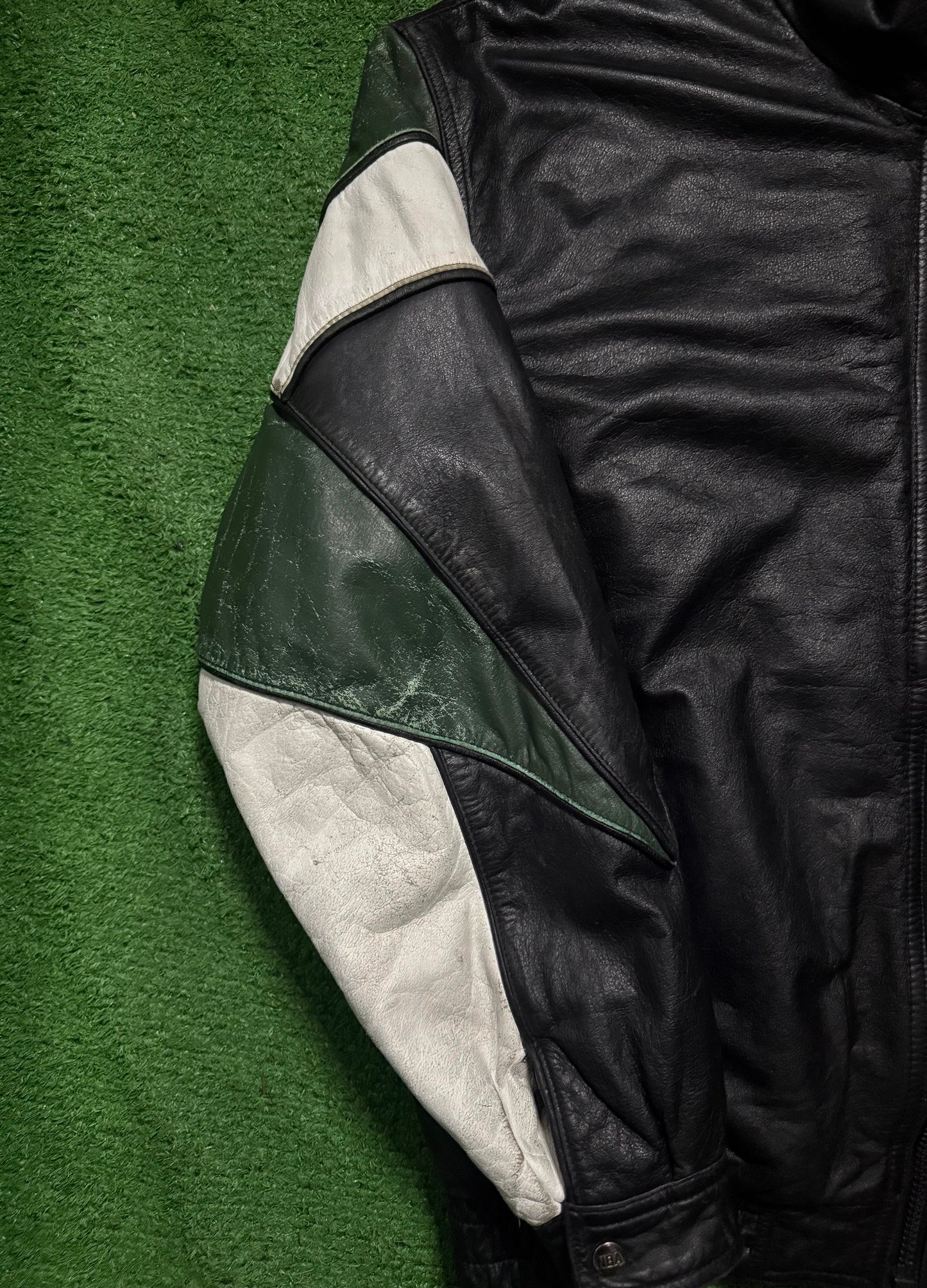 Vintage Seattle SuperSonics Jacket Leather Pro Player