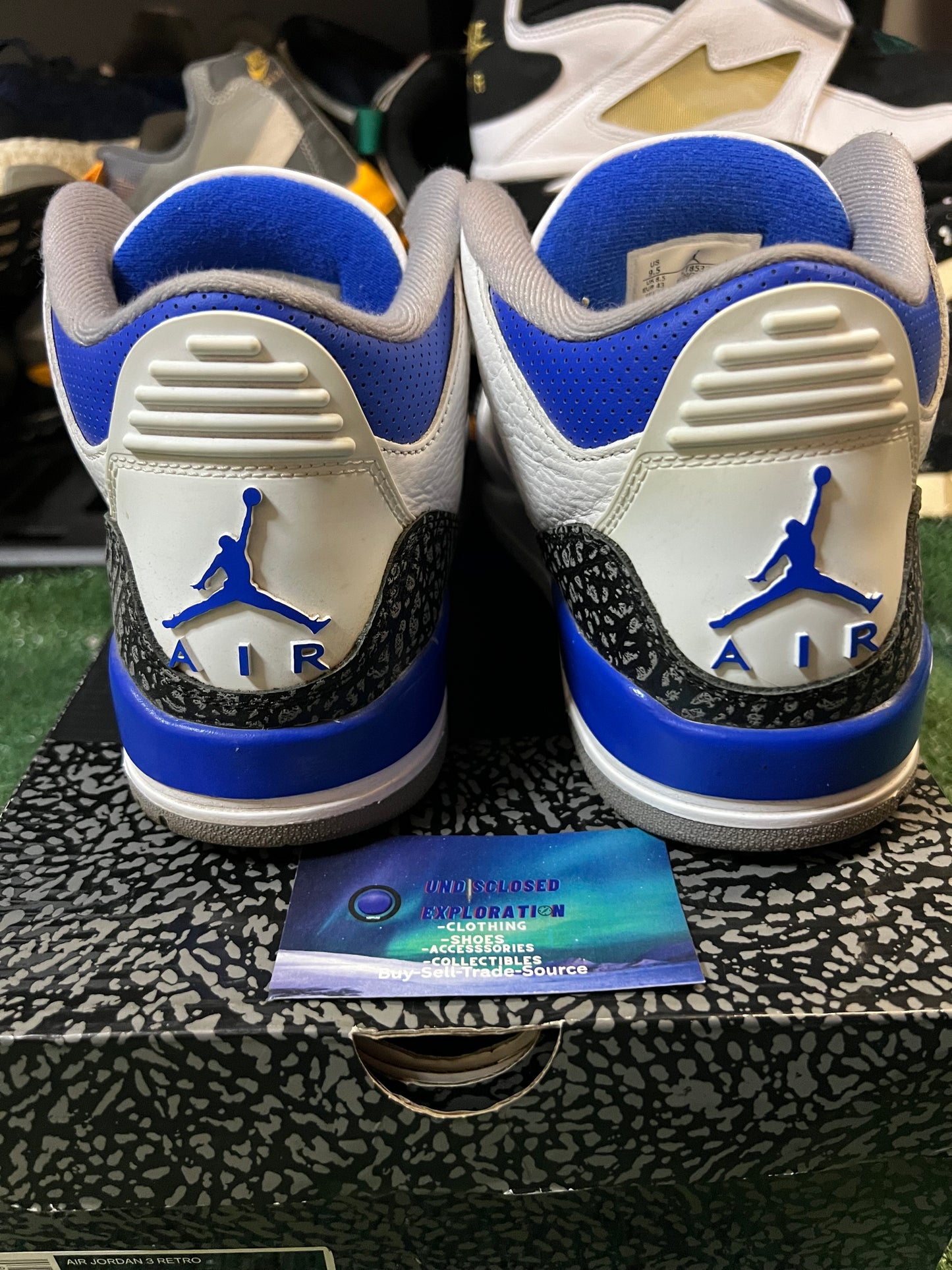 Jordan 3 Racer blue size 9.5men/11women