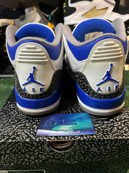 Jordan 3 Racer blue size 9.5men/11women