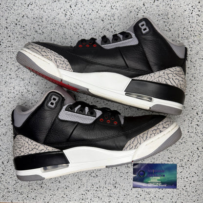 Jordan 3 Black Cement 9.5 Men “Preowned”