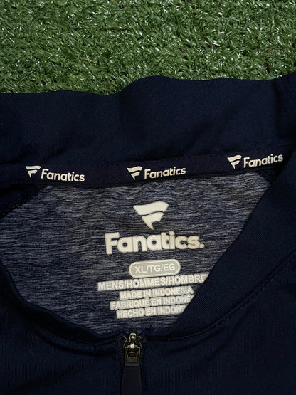 Seattle Seahawks blue and grey quarter zip