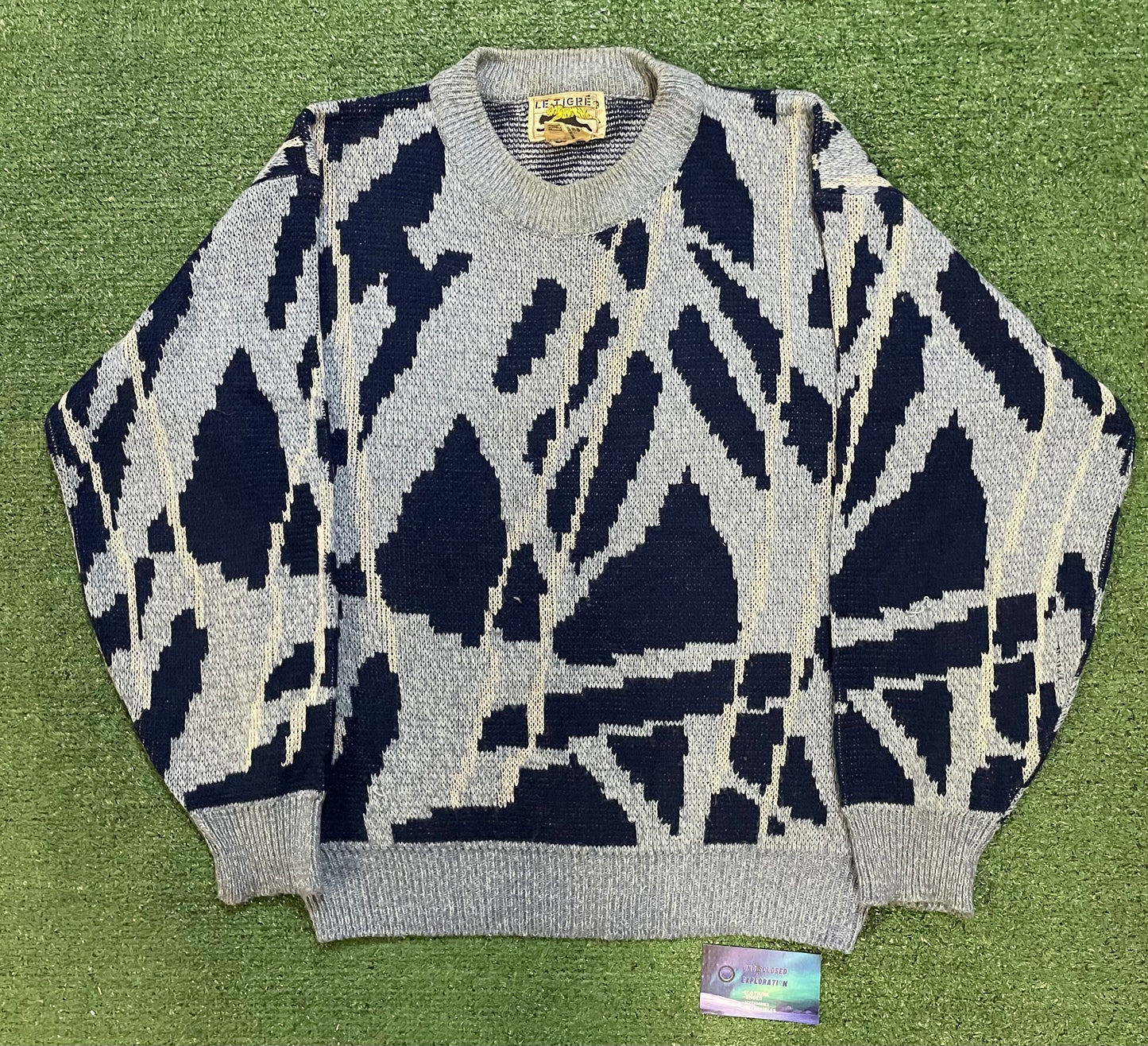 Vintage 1990s Le Tigre Abstract crewneck