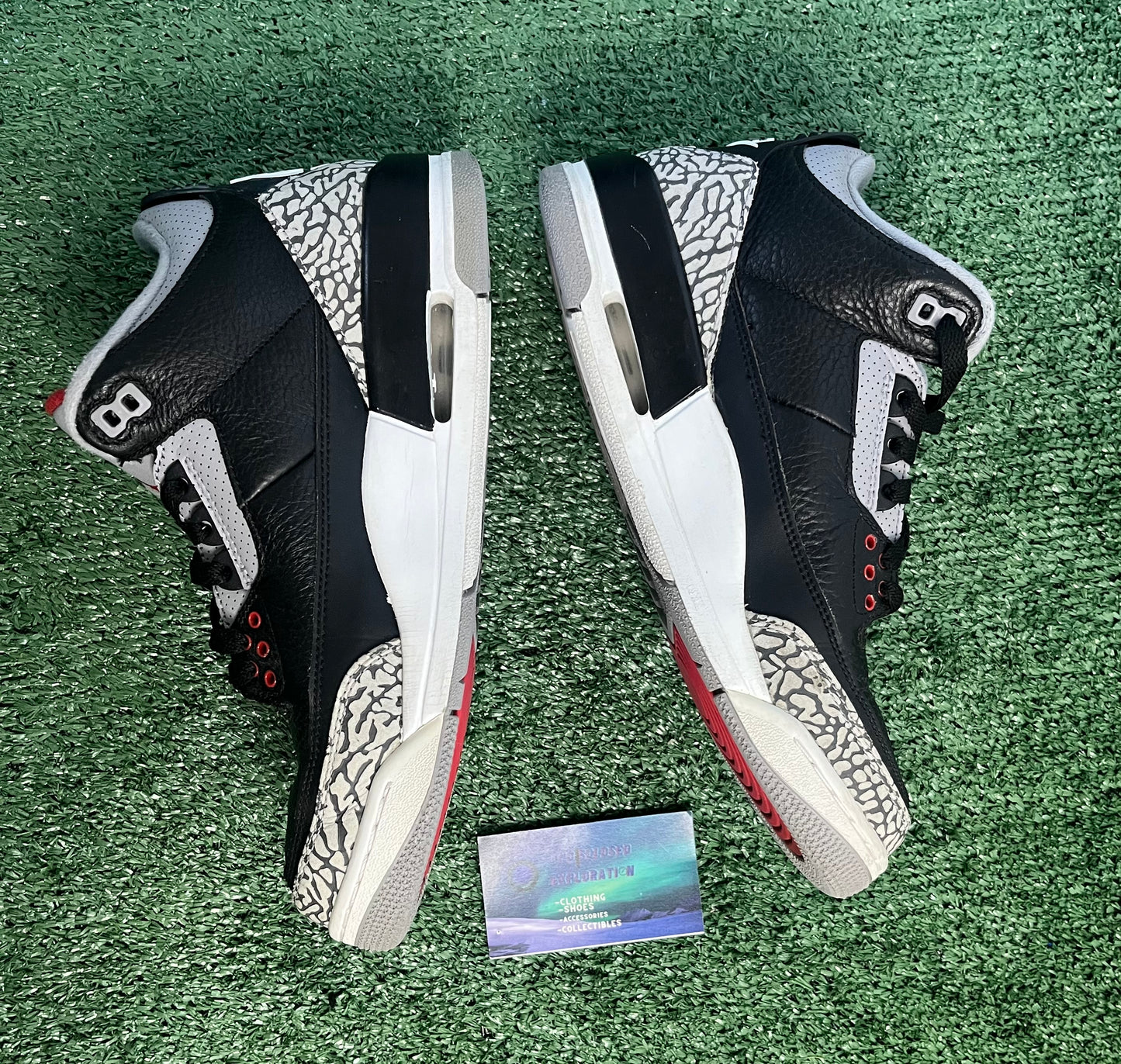 Air Jordan 3 Black Cement 2018 size 8.5men/10women