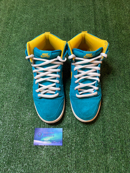 Nike SB Dunk High Pro Tropical Teal size 9.5men/11women