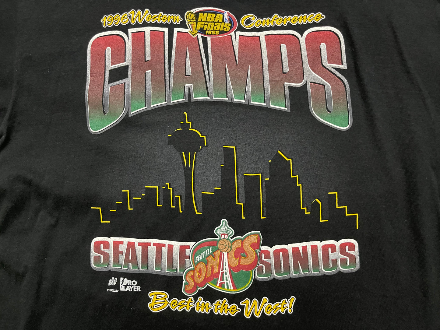 Vintage Seattle Super Sonics Shirt X-Large