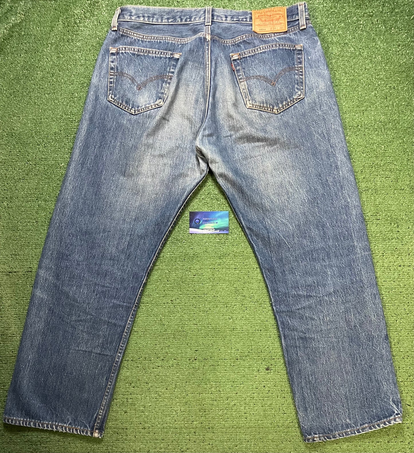 Vintage 1990s Levi 501XX light wash jeans