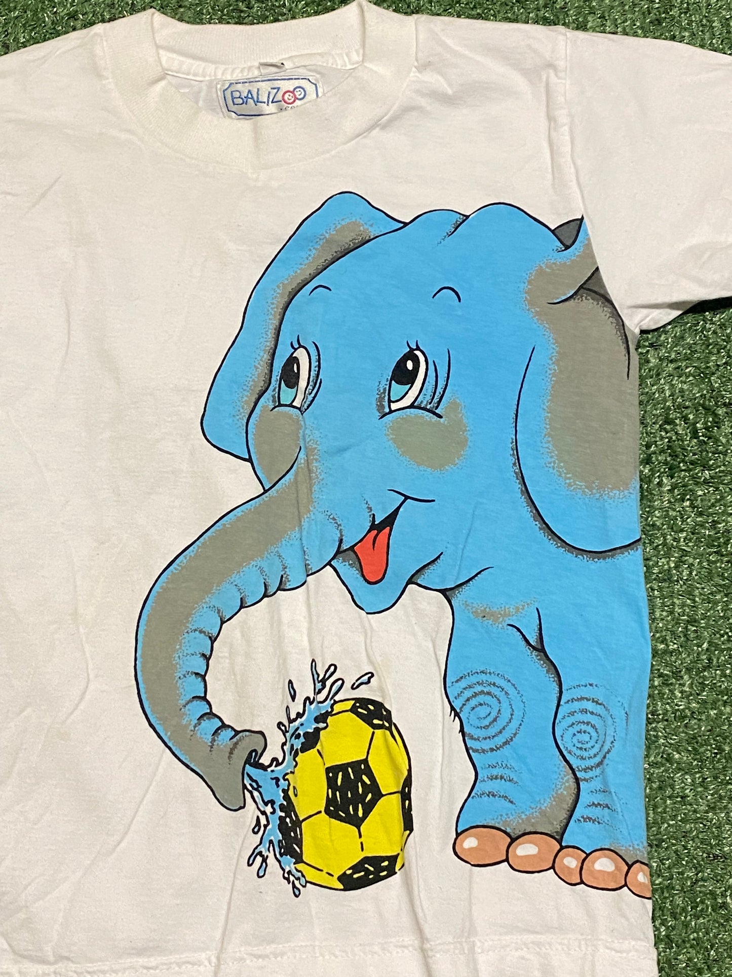 Vintage Baby Elephant Soccer Tee