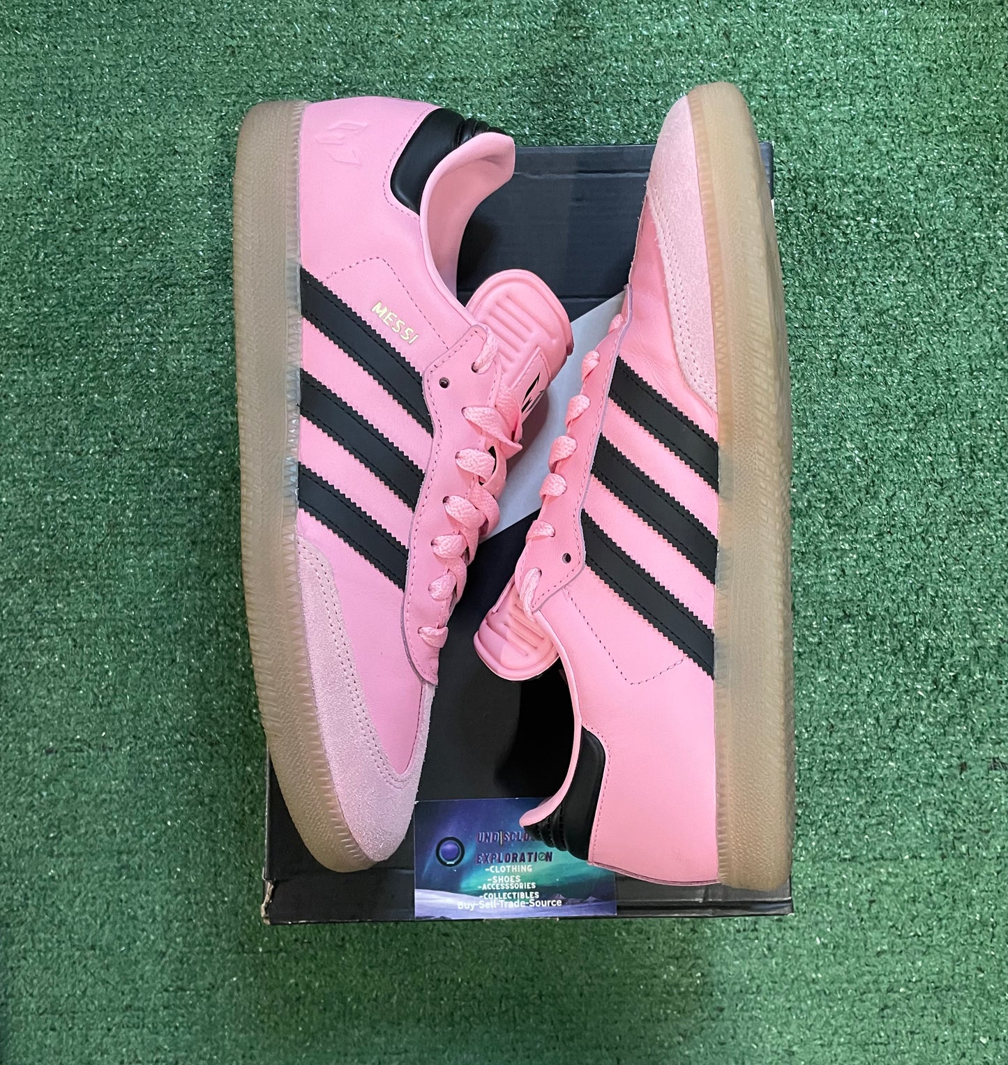 Adidas Samba Messi light pink inter Miami size 12men/13.5women