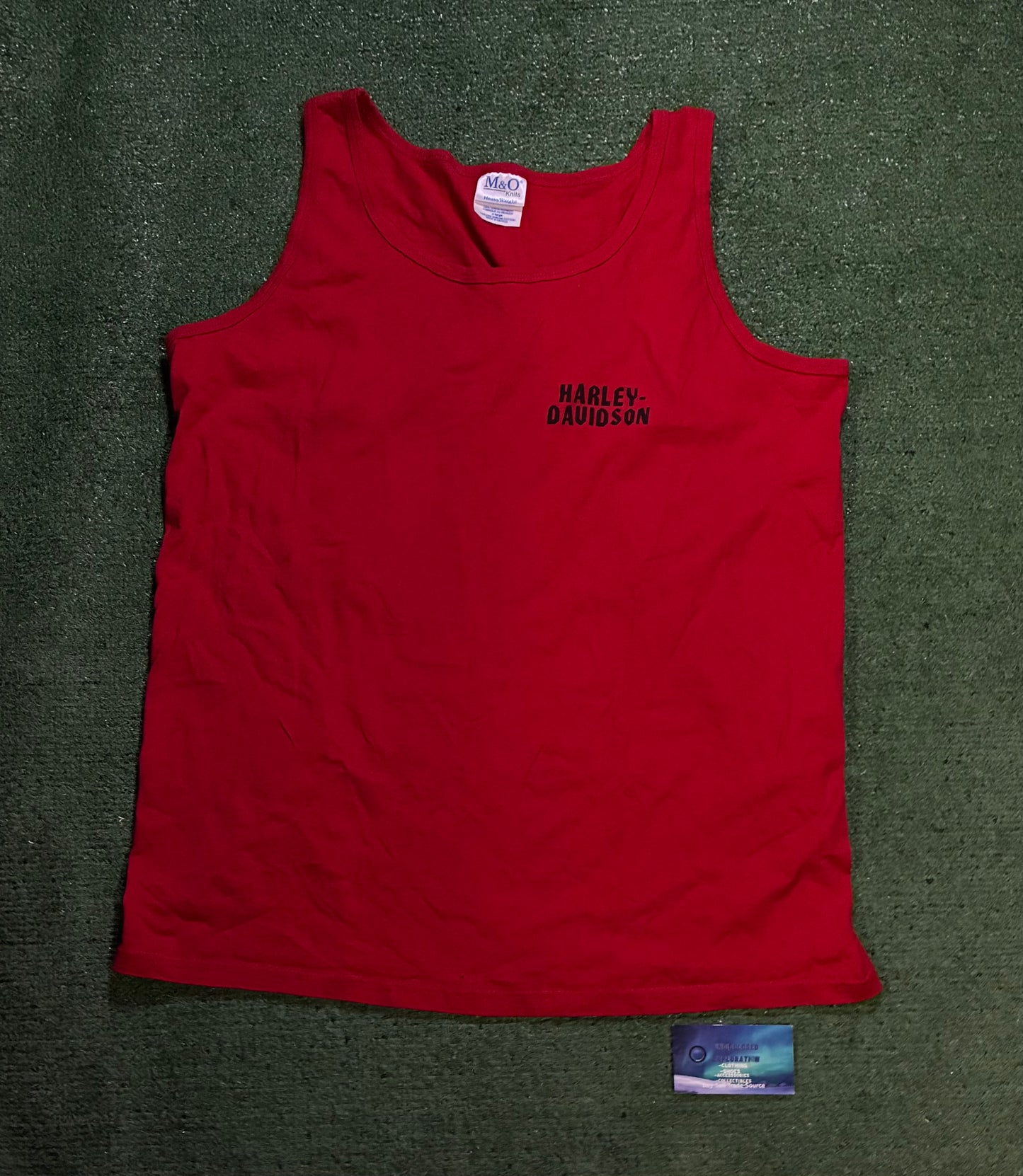 Harley Davidson red skull tank top