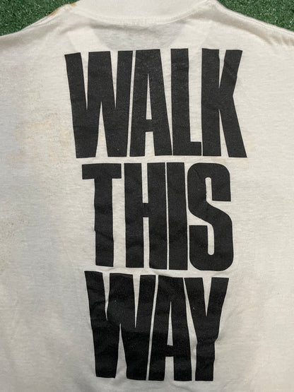 Vintage 1980s Aerosmith Walk this way tee