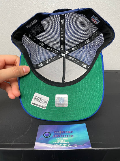 Seattle Seahawks royal blue and white hat