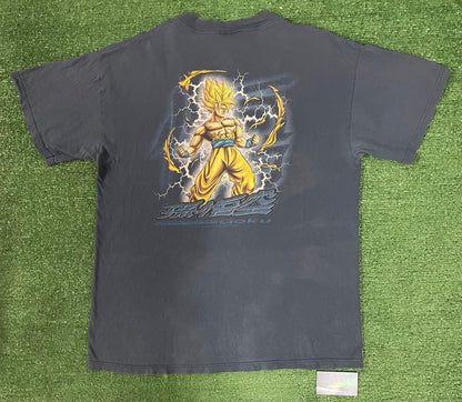 Vintage 1990s Dragon Ball Z Goku super saiyan Double sided tee