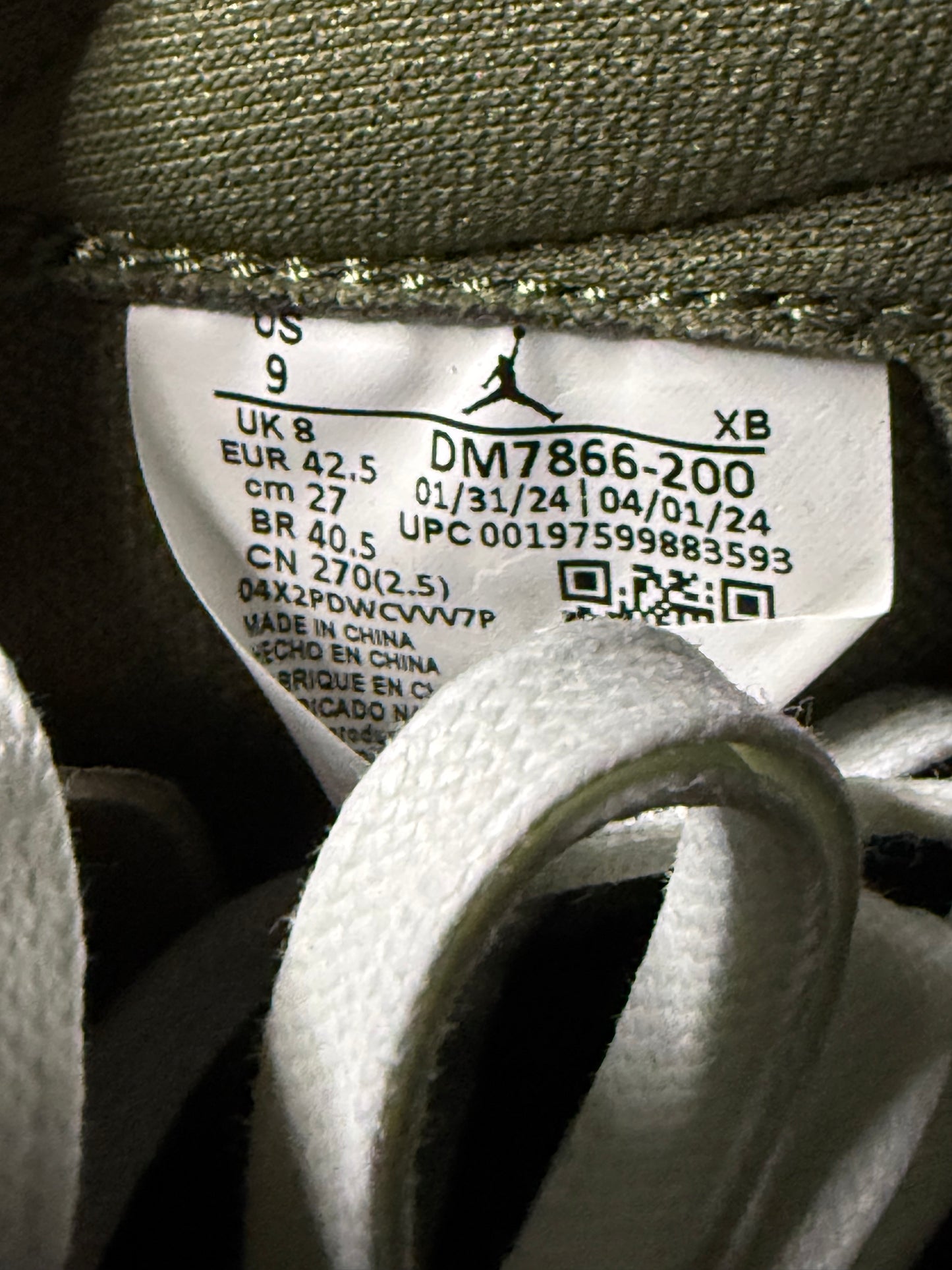 Jordan 1 Low Travis Scott Medium Olive