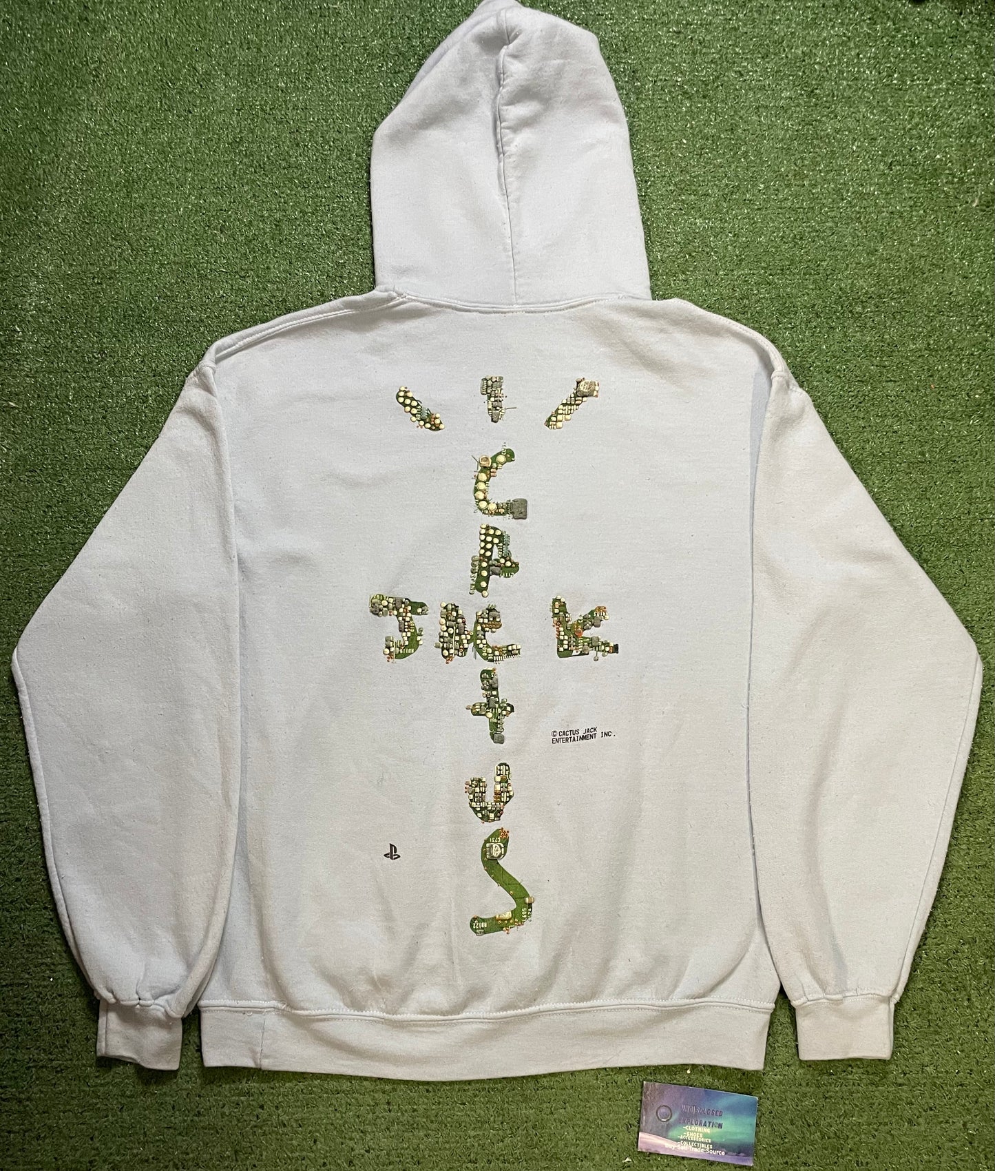 Cactus Jack X PlayStation blue hoodie