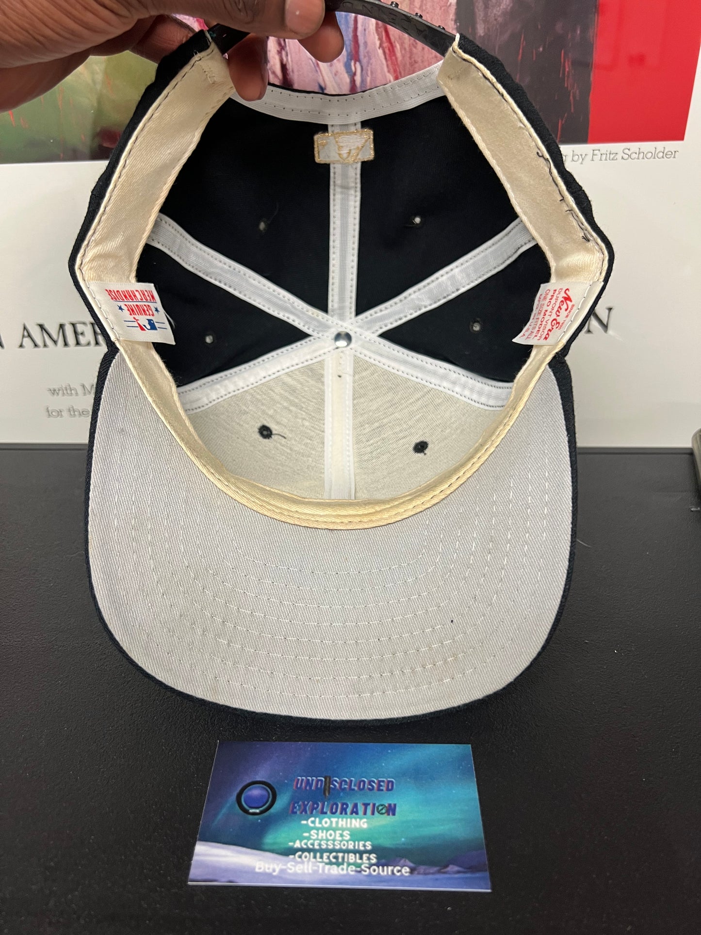 Vintage MLB 125th Anniversary black New Era  Hat