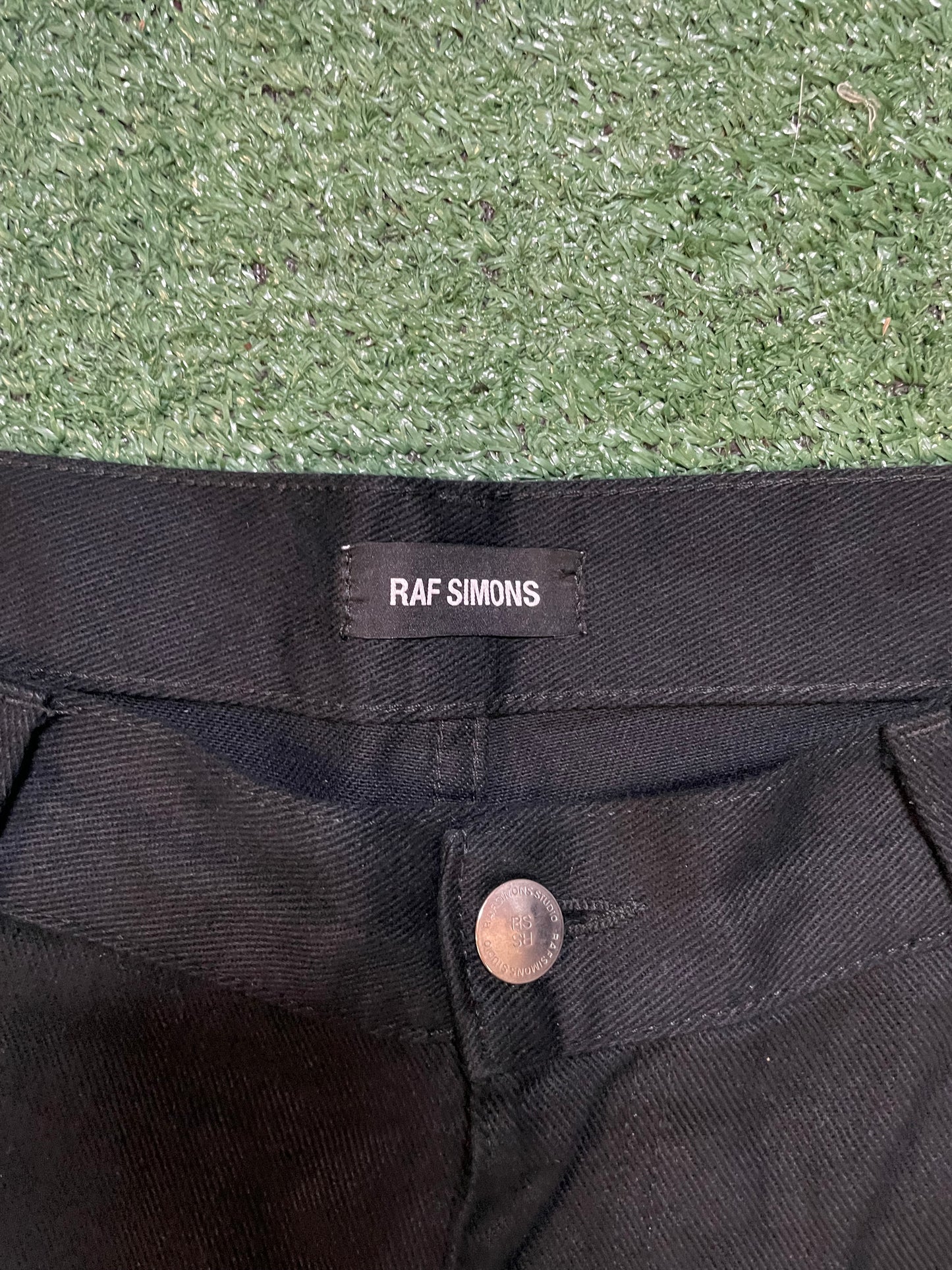 Raf Simons black jeans SS20