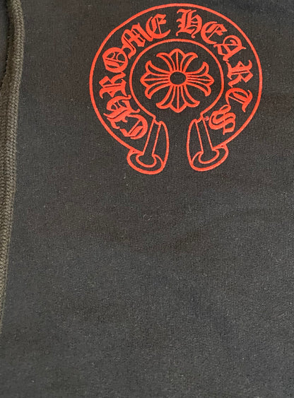 Chrome hearts red online exclusive hoodie