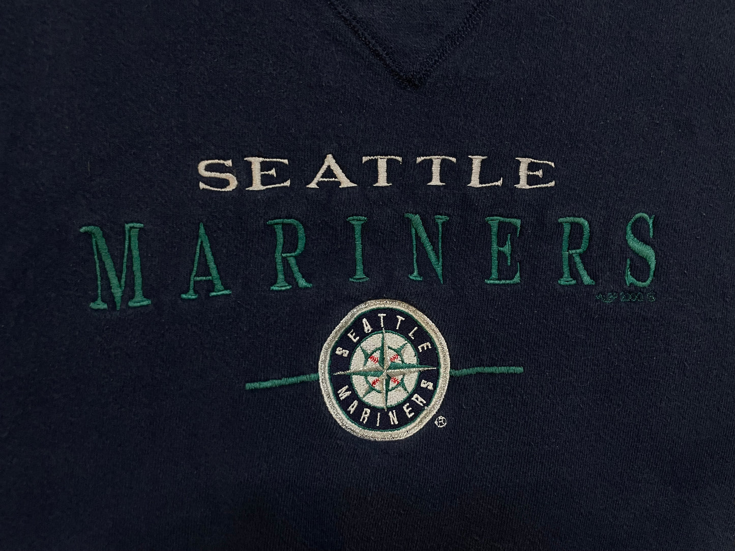 Vintage 1990s Seattle Mariners embroidered crewneck