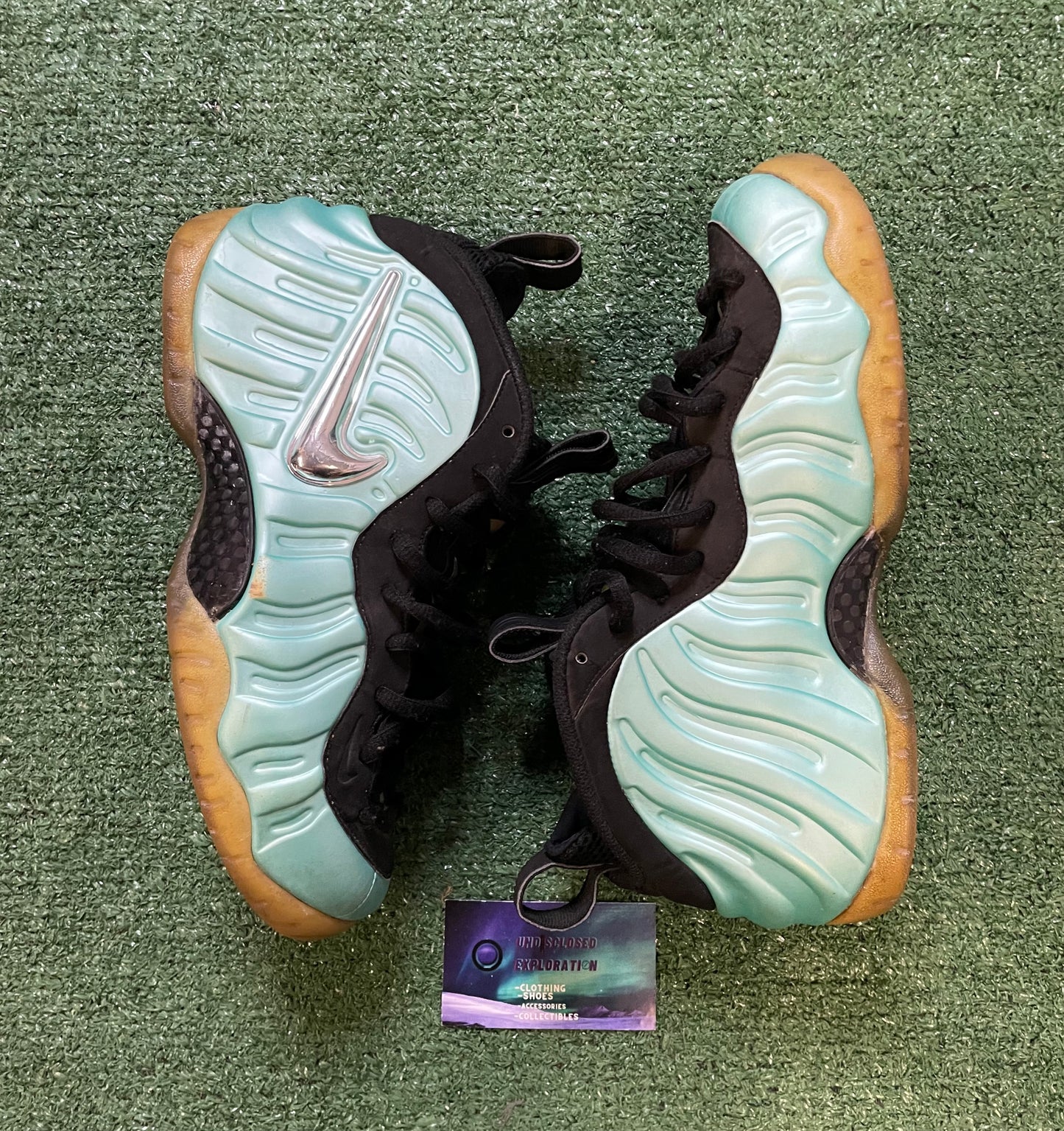 Nike Foamposite pro island green size 8men/9.5women
