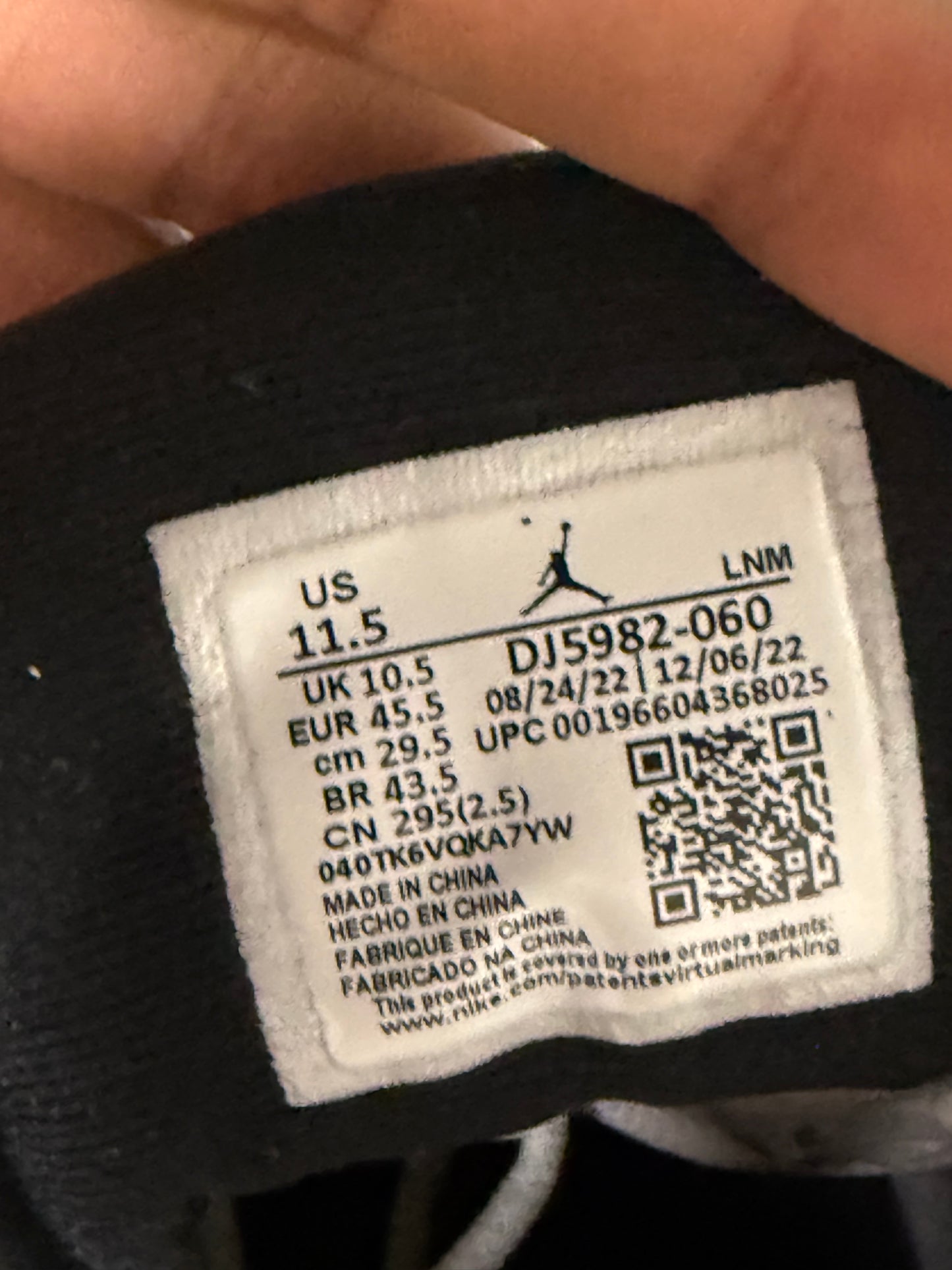 Jordan 13 Black Flint 11.5 Men/13 Women “Preowned”