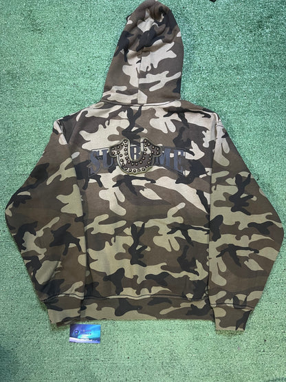 Supreme X true religion camo hoodie