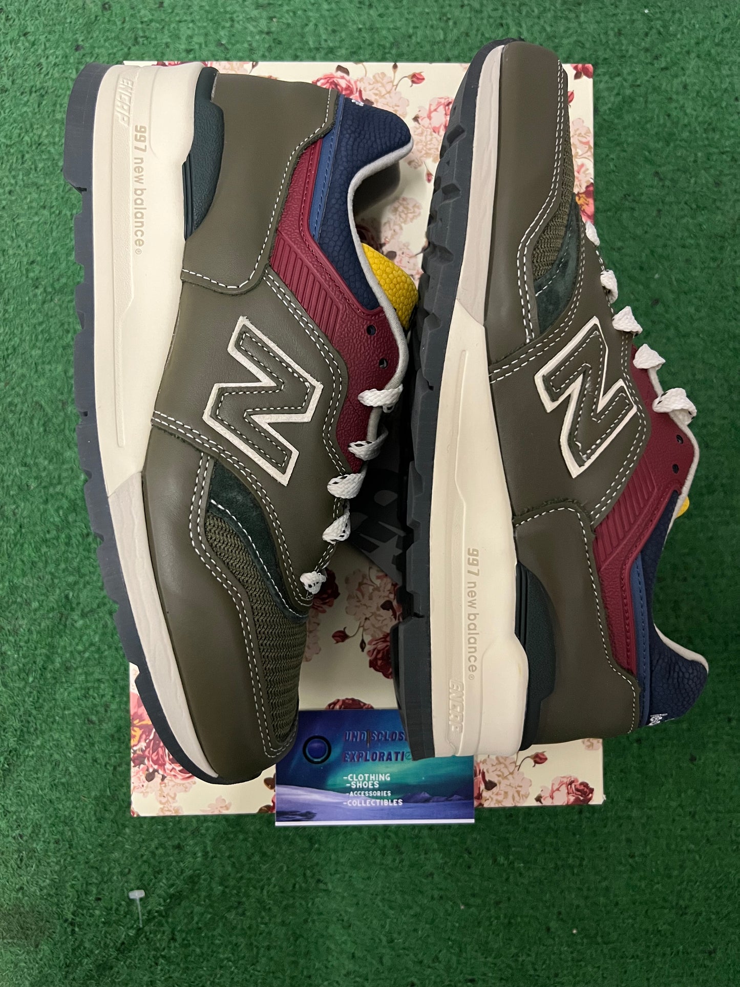 New balance 997 x Aime Leon dore dark moss angora
