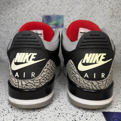 Jordan 3 Black Cement 2018 12 Men/13.5 Women “Preowned”