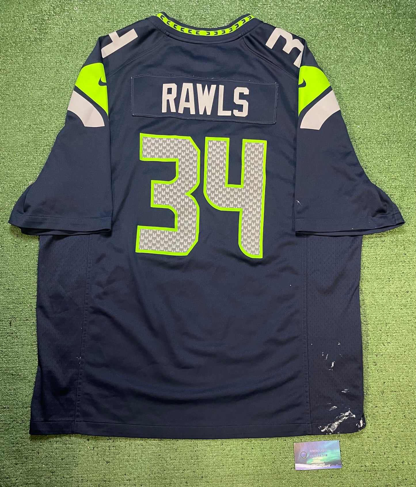 Nike Seattle Seahawks Thomas Rawls #34 jersey
