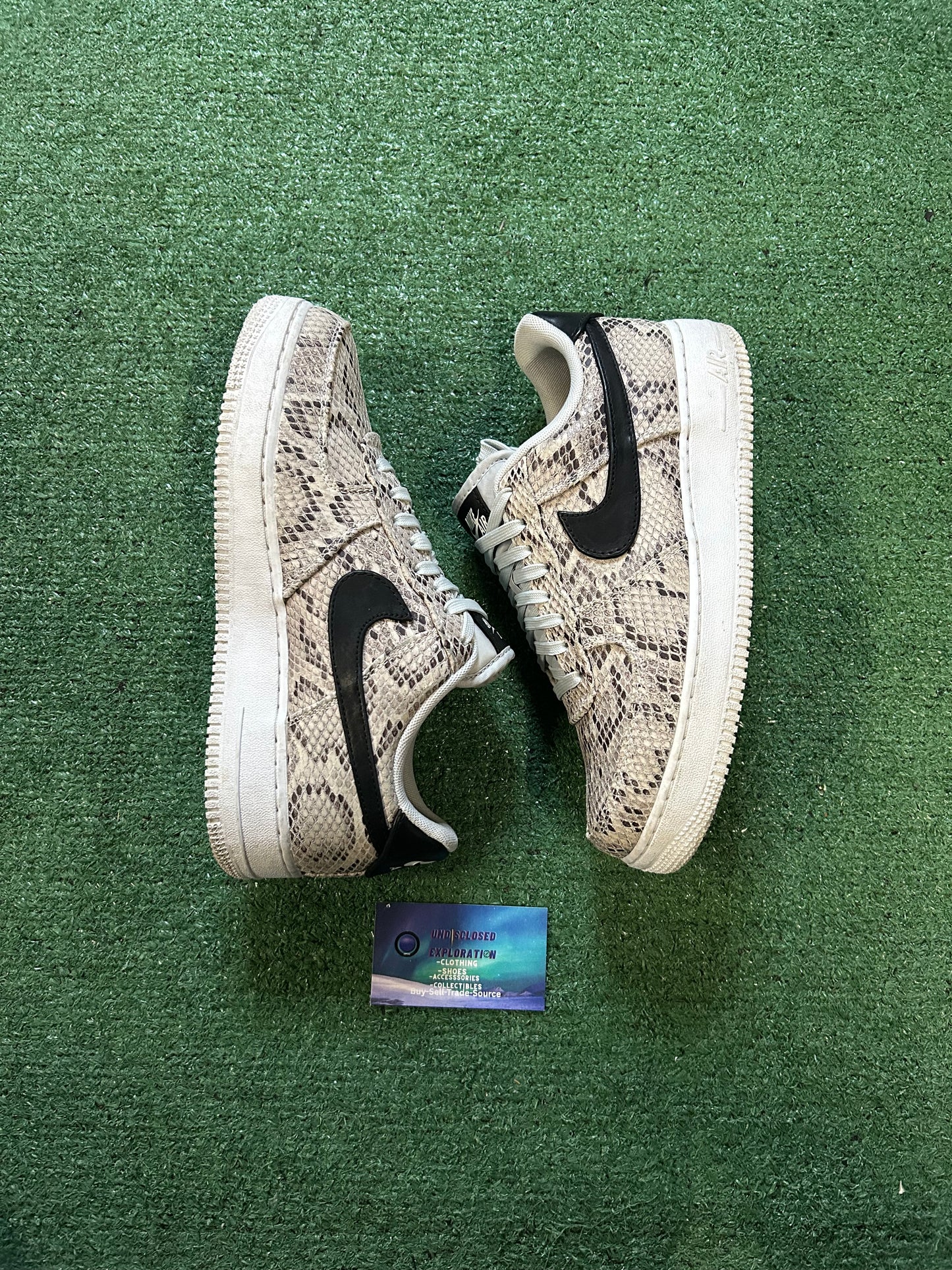 Nike Air Force 1 low snakeskin size 8men/9.5women