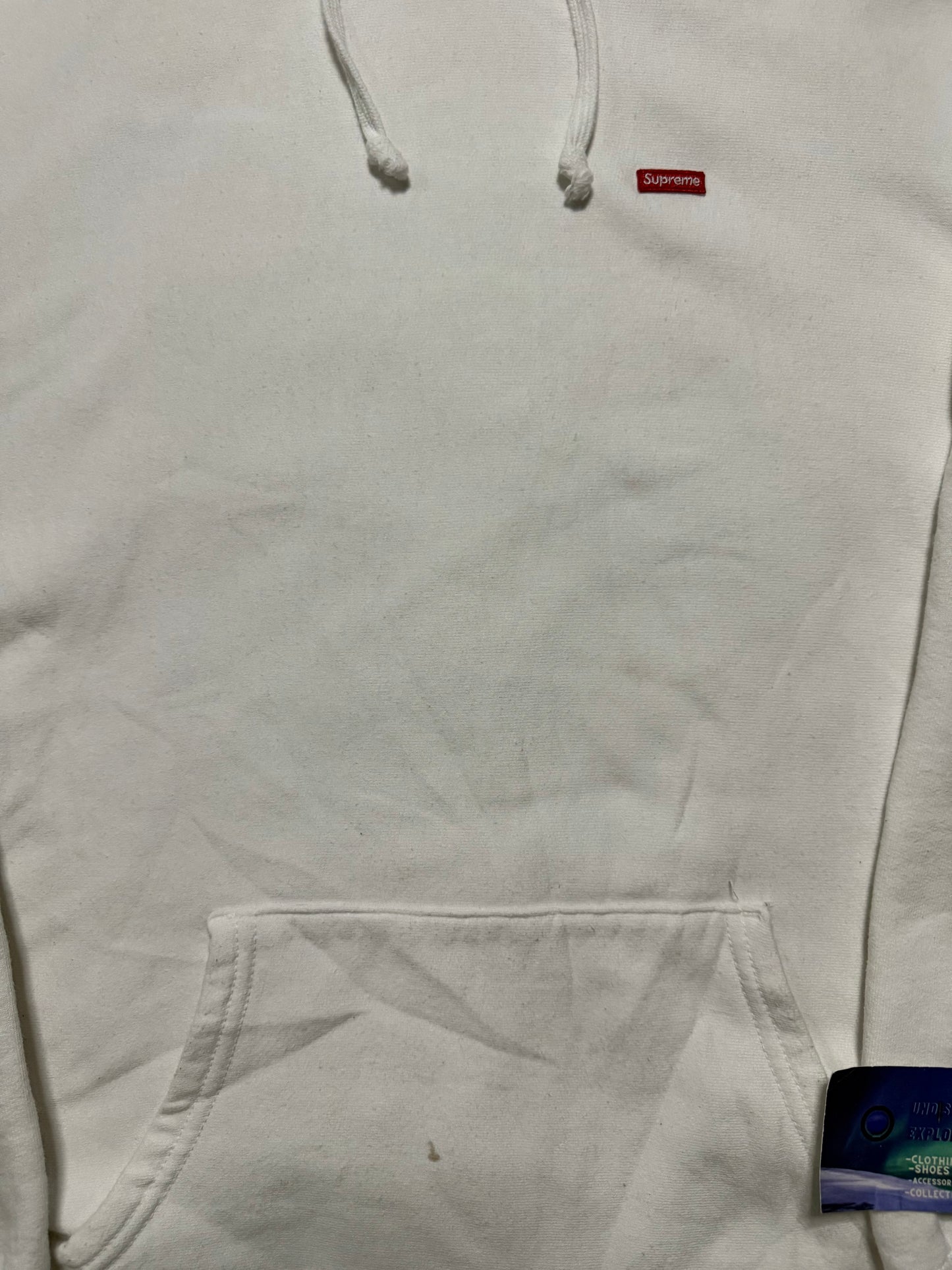 Supreme Small Box Hoodie White