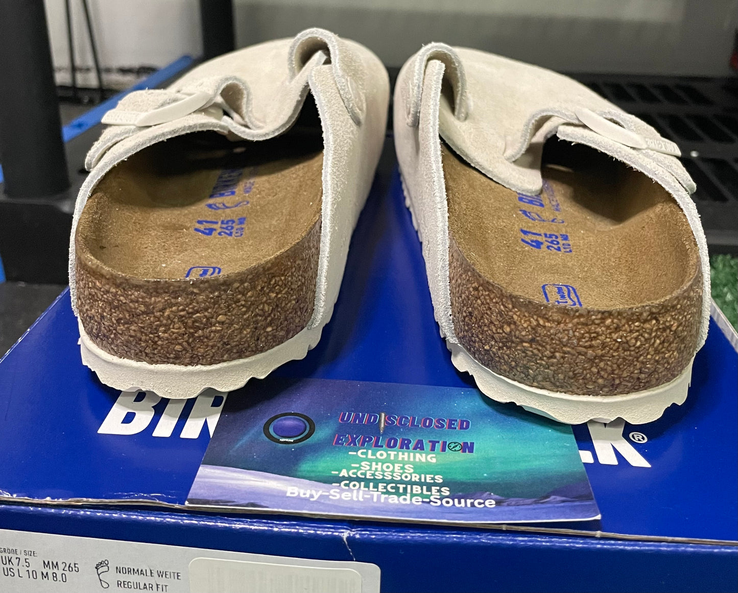 Birkenstock Boston antique white