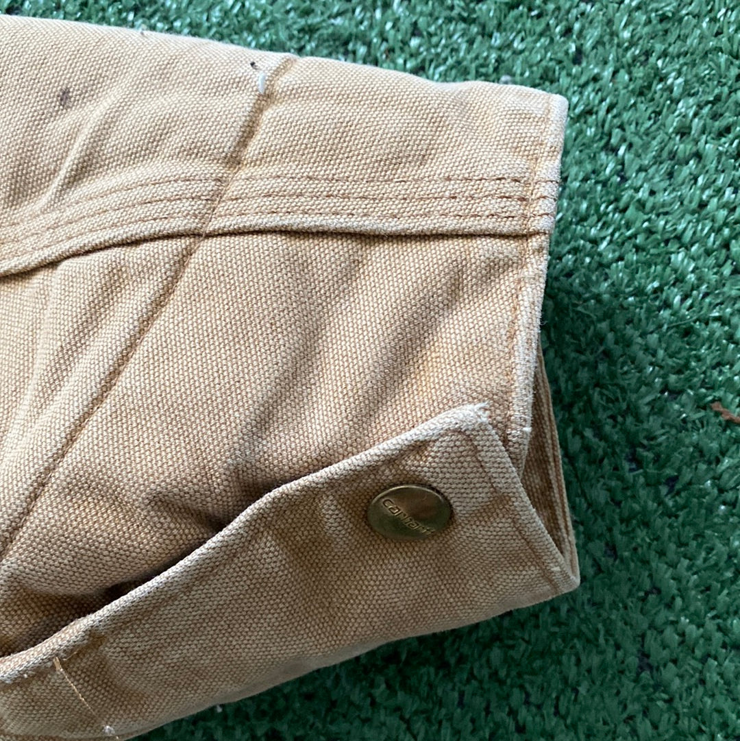 Vintage Carhartt Detroit tan jacket