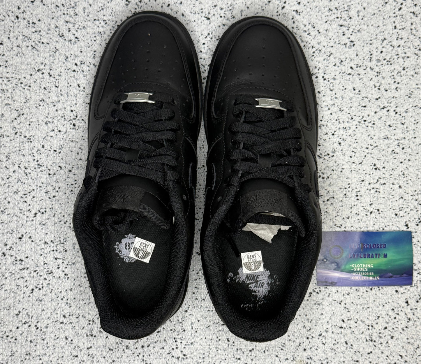 Nike Air Force 1 Low Black 8 Men/9.5 Women “Preowned”