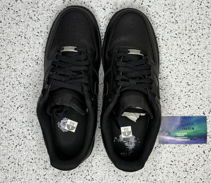 Nike Air Force 1 Low Black 8 Men/9.5 Women “Preowned”