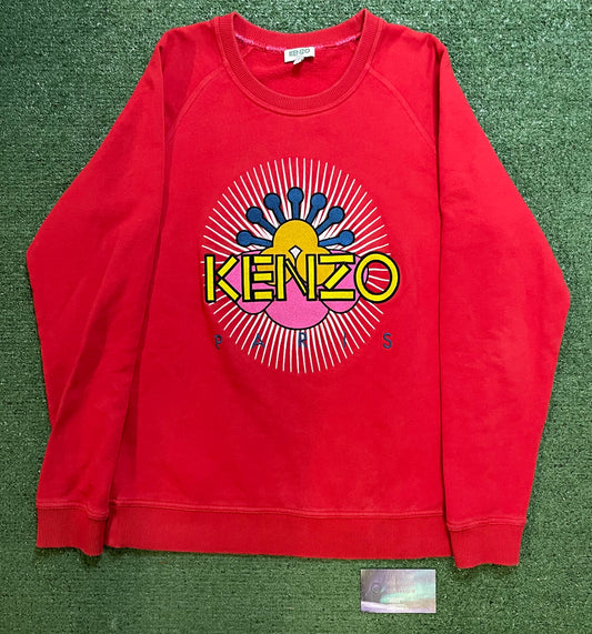 KENZO Tanami Flower red Crewneck