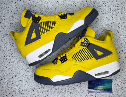 Jordan 4 Lightning 9 Men/10.5 Women “Preowned”