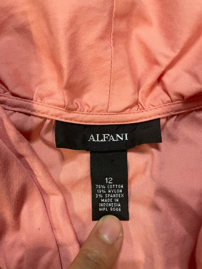 Alfani pink button up tee