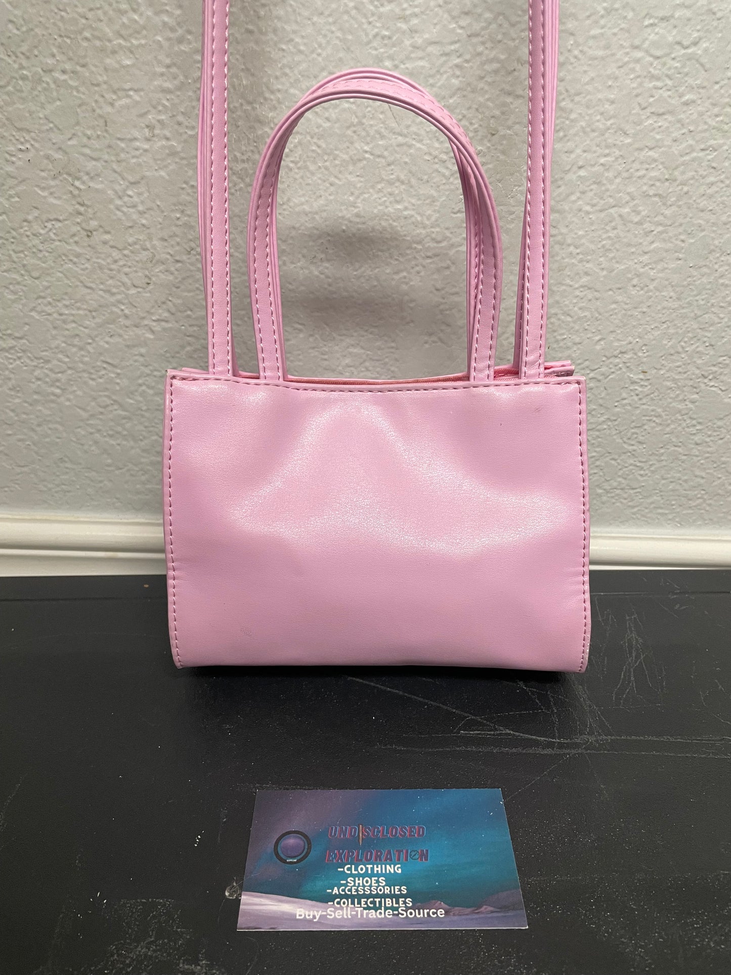 Telfar small bubblegum pink bag