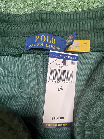 Polo Ralph Lauren green 67 embroidered track pants