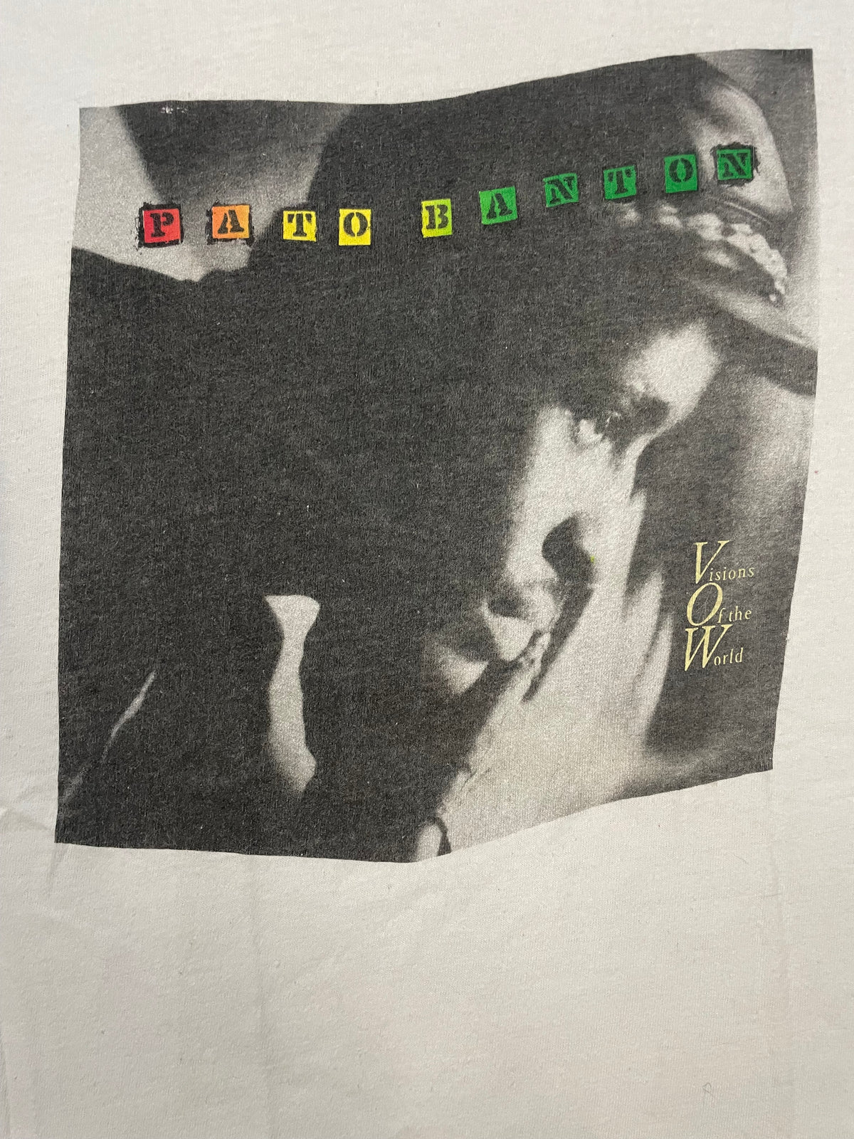 Vintage 1980s Pato Banton visions of the world tee