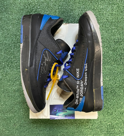 Air Jordan 2 X off white black varsity royal size 11men/12.5women