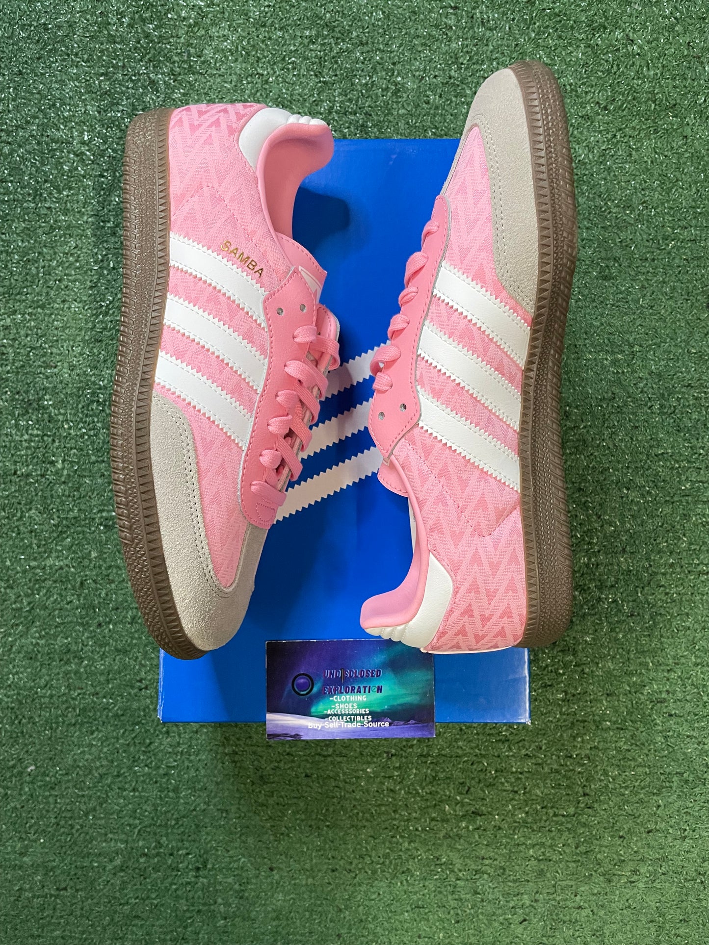 Adidas Samba light pink white gum