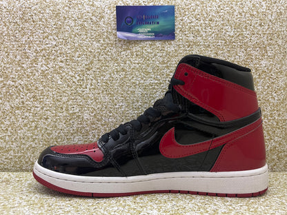 Jordan 1 Patent Bred 8.5 Men/10 Women “Preowned”