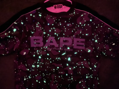 Bape Space Camo Wide Crewneck Black