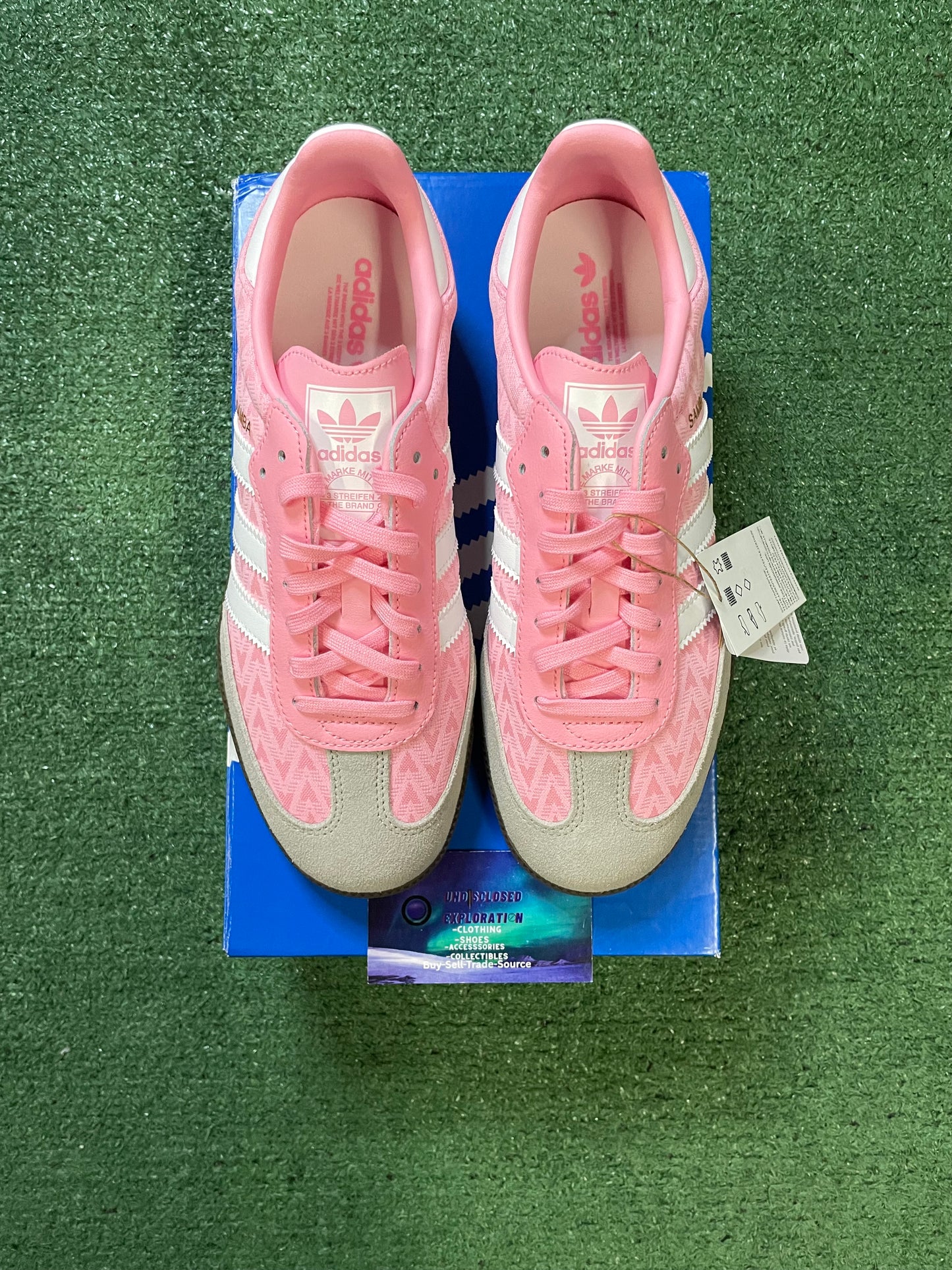 Adidas Samba light pink white gum