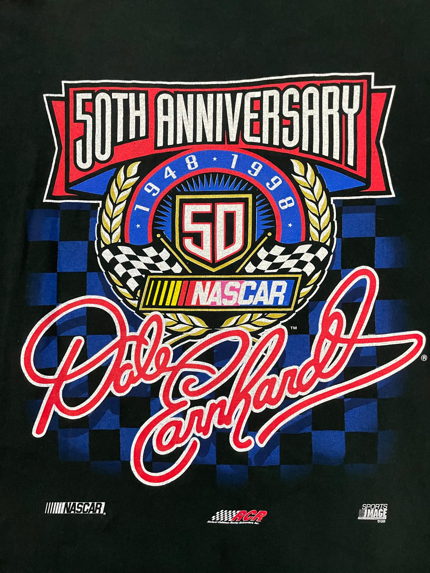 Vintage 1998 Daytona 500 Dale Earnhardt championship tee
