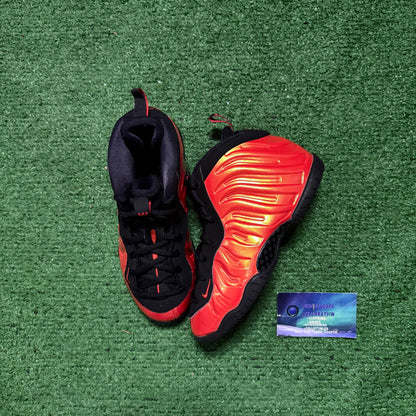 Nike Air Foamposite One Habanero Red 1.5 Youth “Preowned”