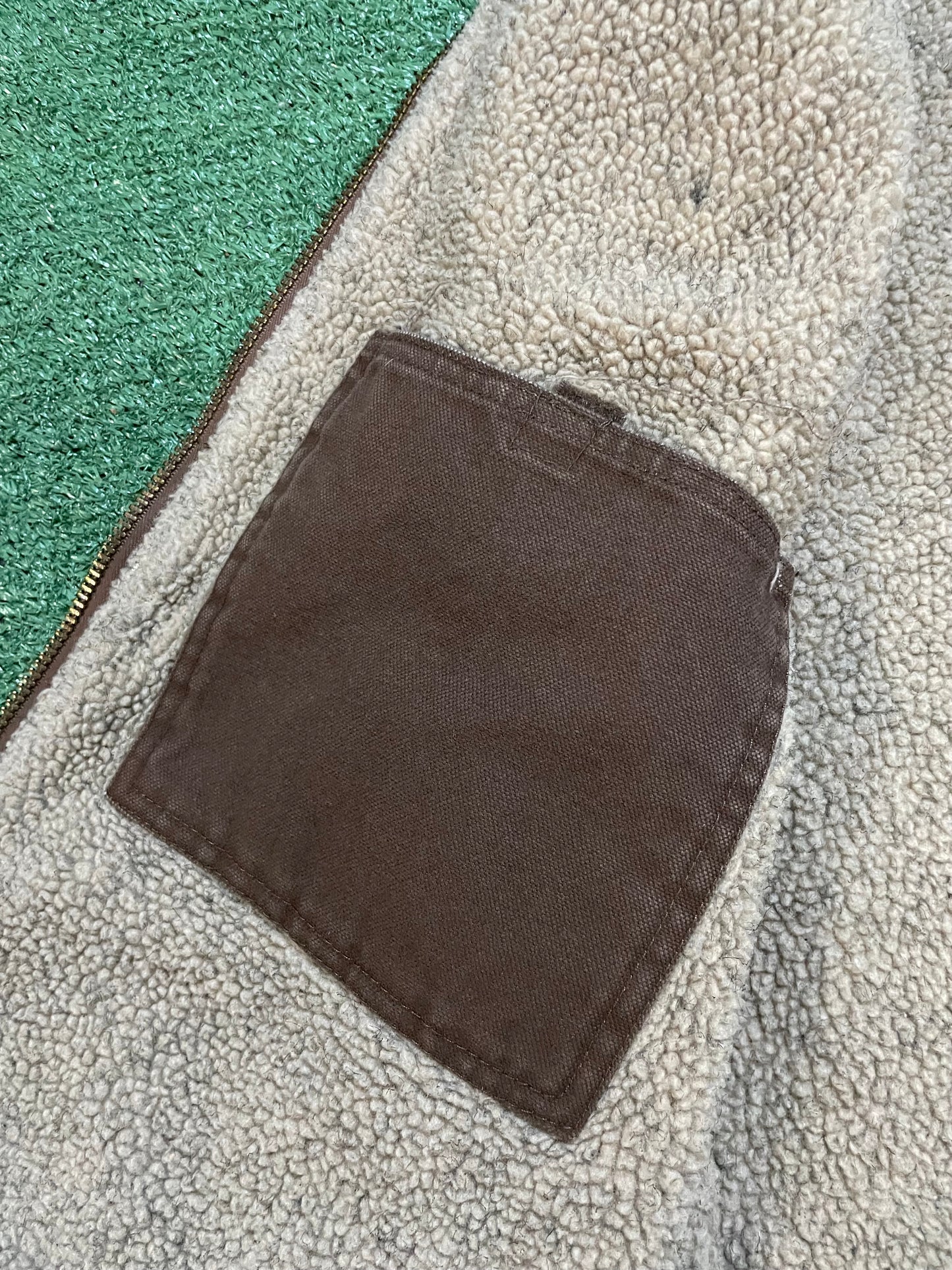Vintage Schmidt workwear brown vest