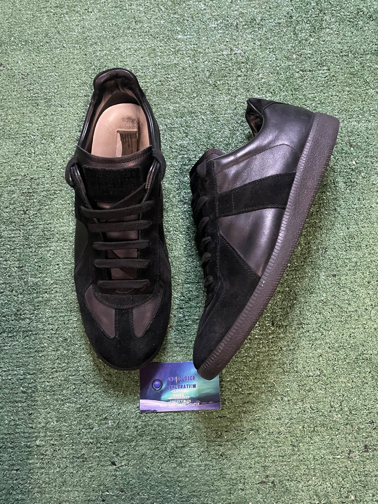 Maison Margiela gats triple black size 13men/14.5women(EU 46)