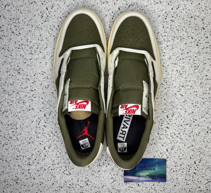 Jordan 1 Low Travis Scott Medium Olive